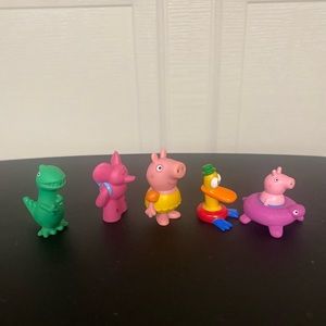PEPPA PIG Bath SQUIRTEES BATH POOL TOYS PEPPA PIG GEORGE PIG & DINO ELLY